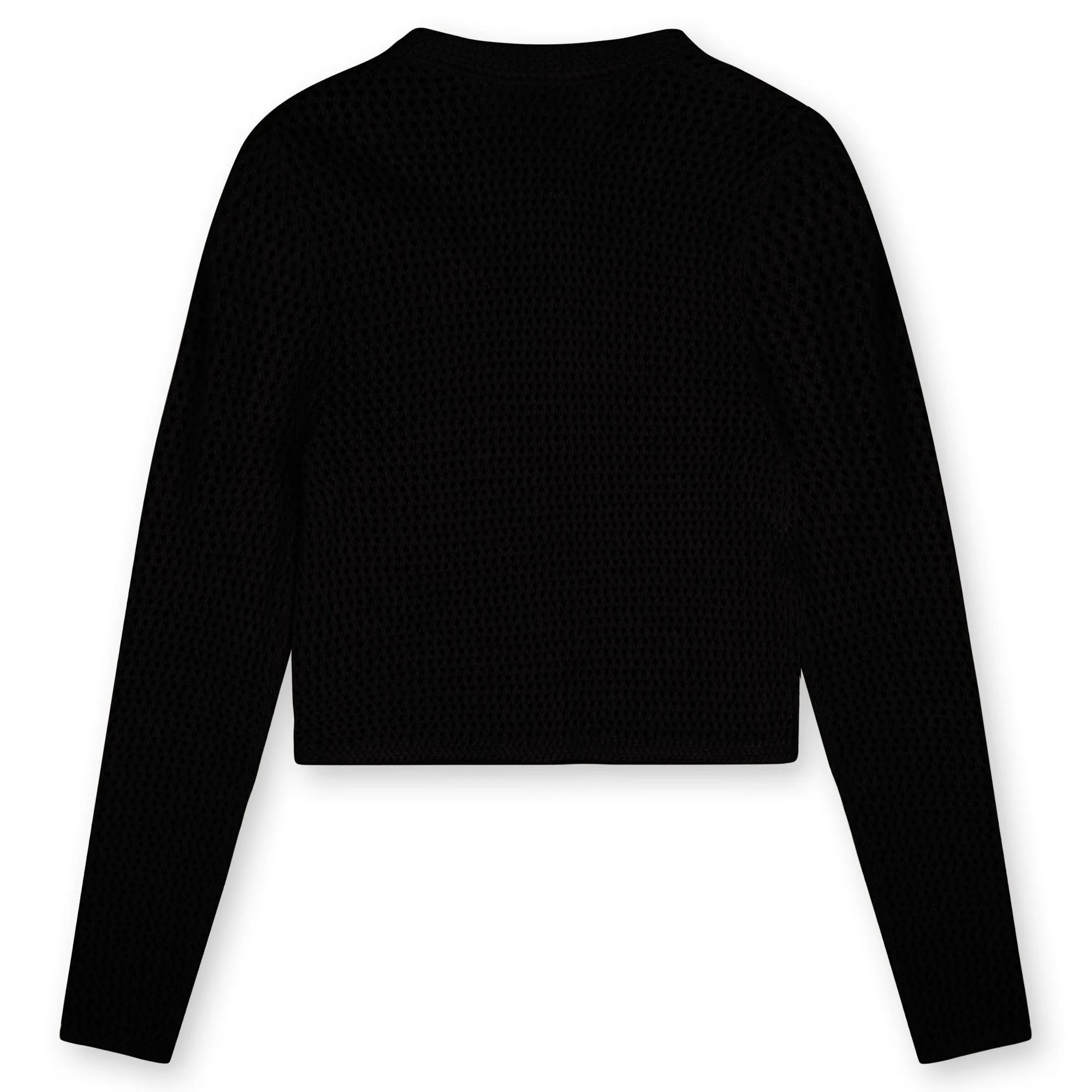 point wide knit cardi