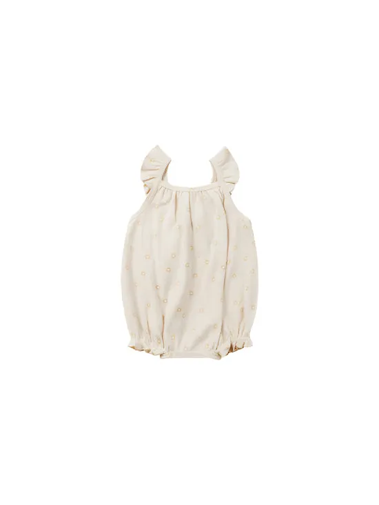 Quincy Mae infant girl ribbed ruffle romper