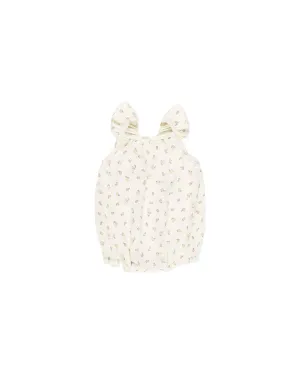 Quincy Mae infant girl ribbed ruffle romper