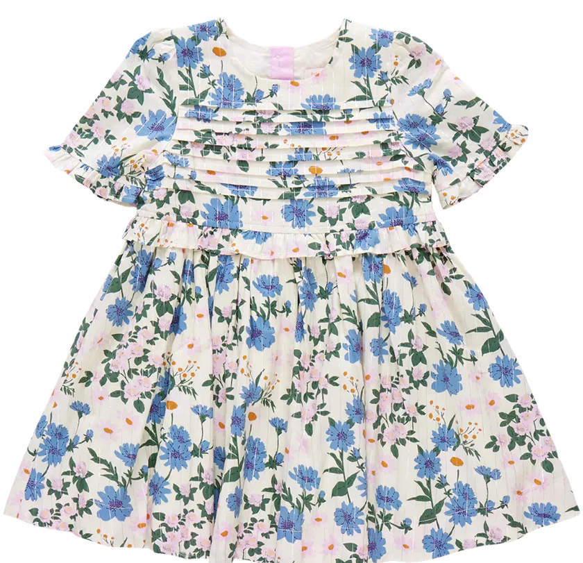 Rachel Melon Floral Dress