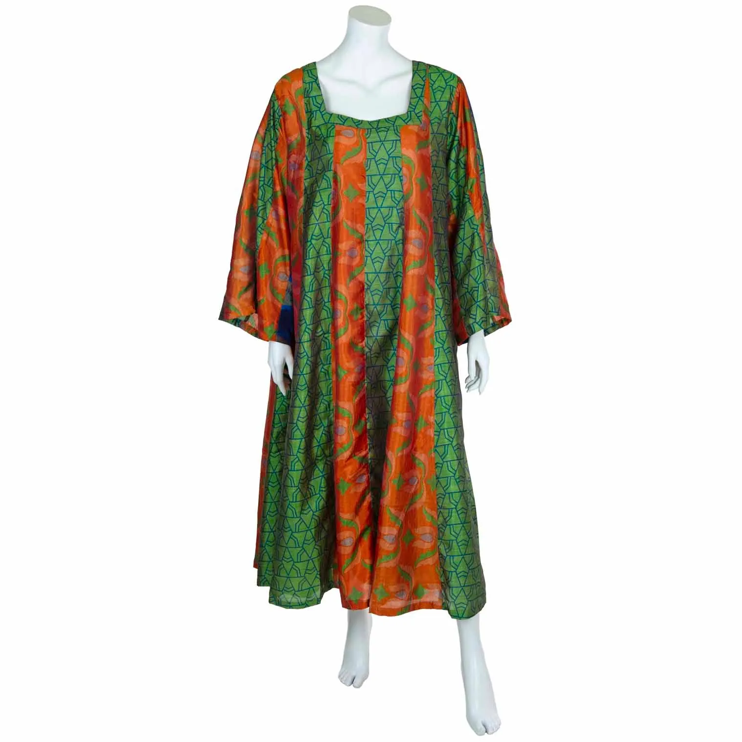 Recycled Sari Panel Dress