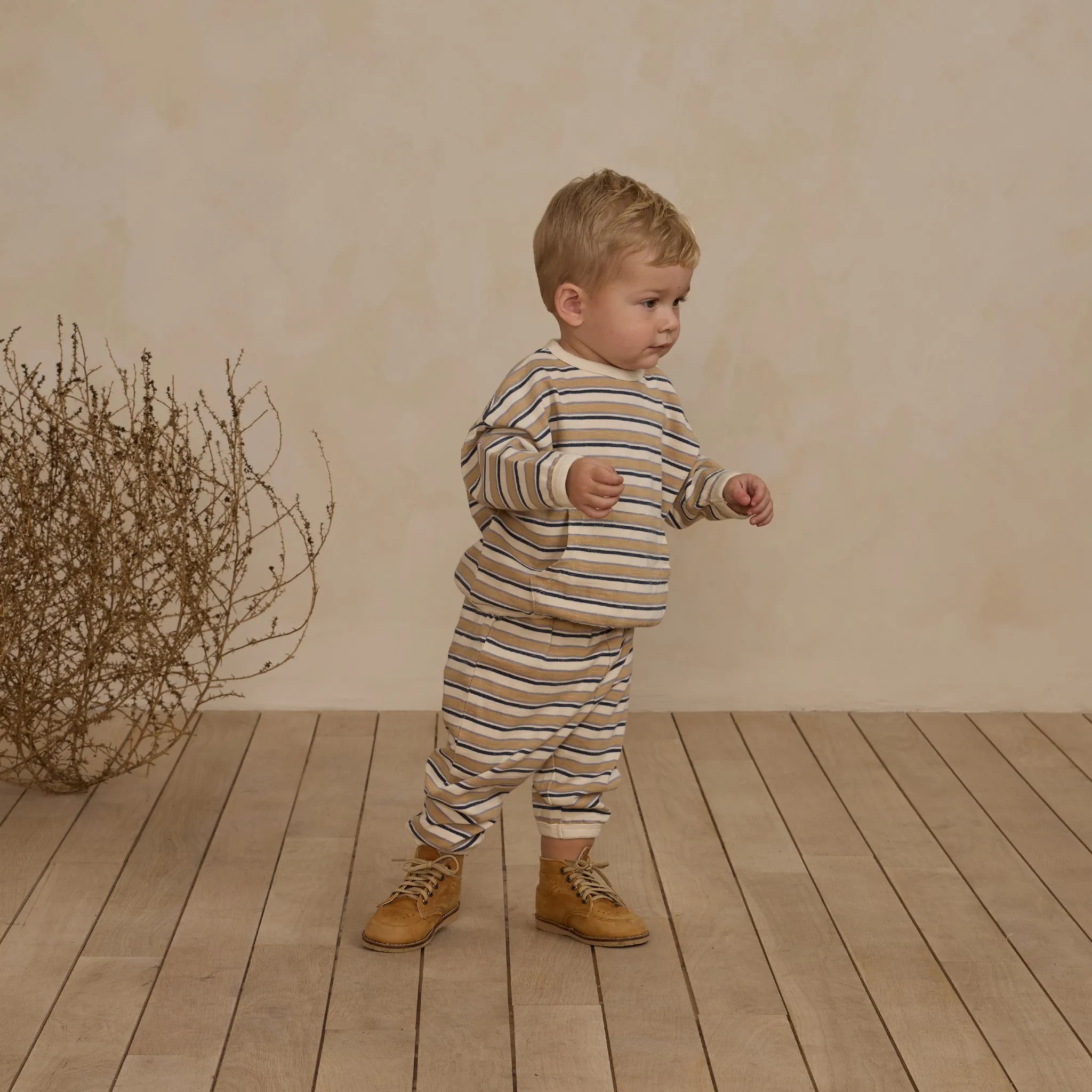 Relaxed Set - Blue Vintage Stripe