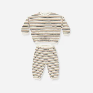 Relaxed Set - Blue Vintage Stripe