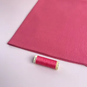 REMNANT 0.35 Metre - Dark Rose Tubular Cuff Ribbing Fabric