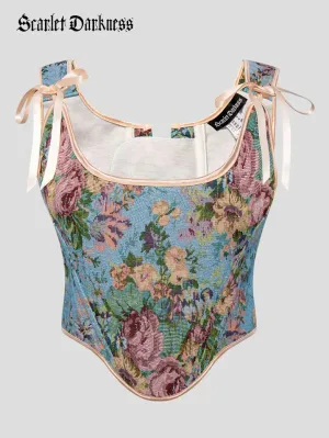 Renaissance Corset 22 Boned Lace-up Back Bodyshape Vest