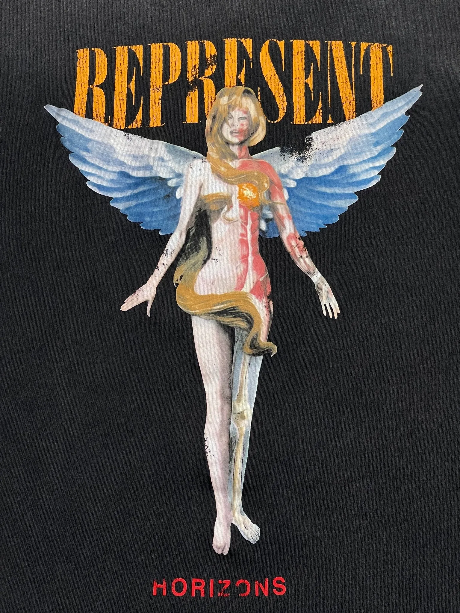 Represent MLM447-444 Reborn Long Sleeve T-Shirt Aged