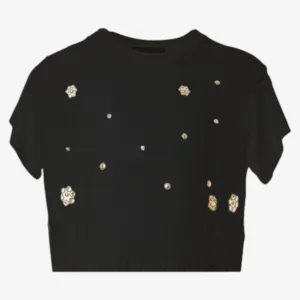 Rhinestone Sweater - Black