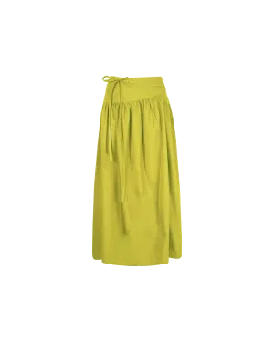 RODEO MAXI SKIRT CHARTREUSE