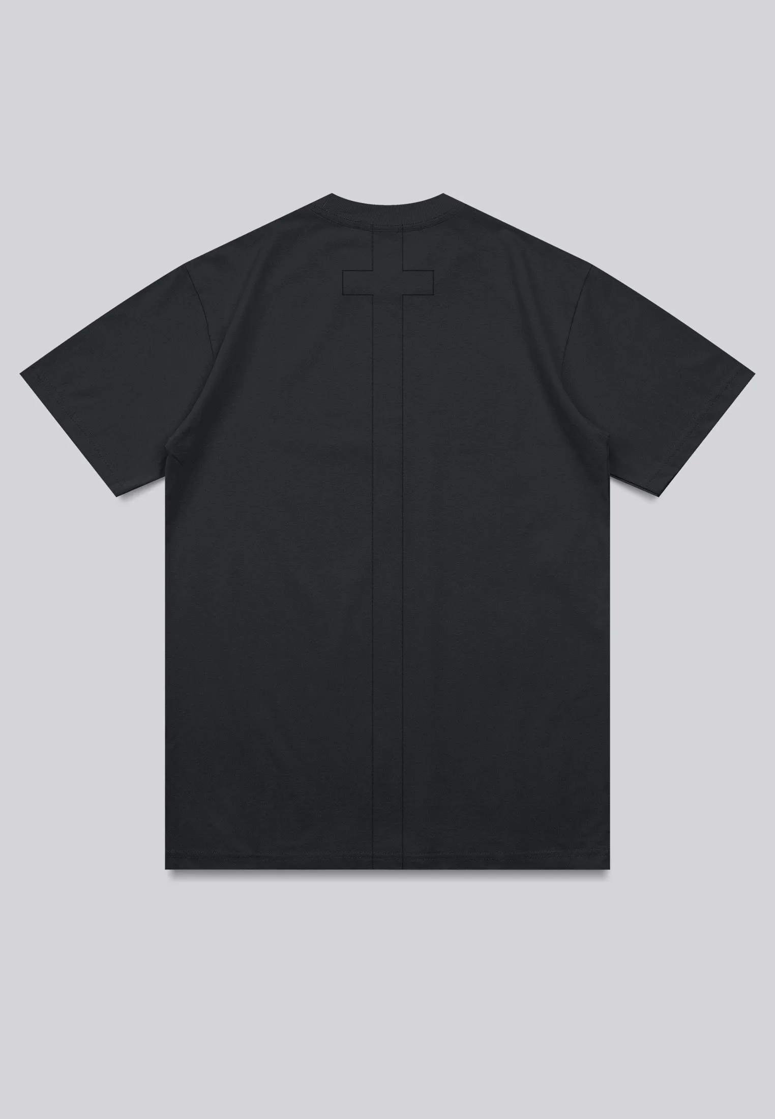 ROSES SKULL T-SHIRT WASHED BLACK