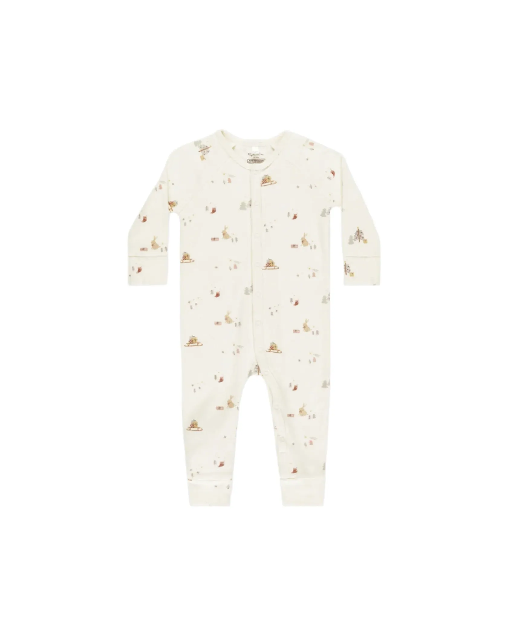 Rylee   Cru infant presents long john pajamas