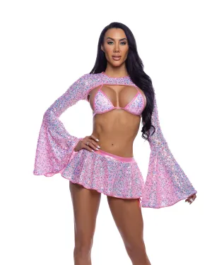 Sequin Mini Skirt