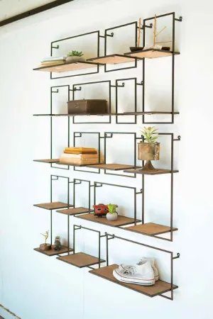 Sleek shelving