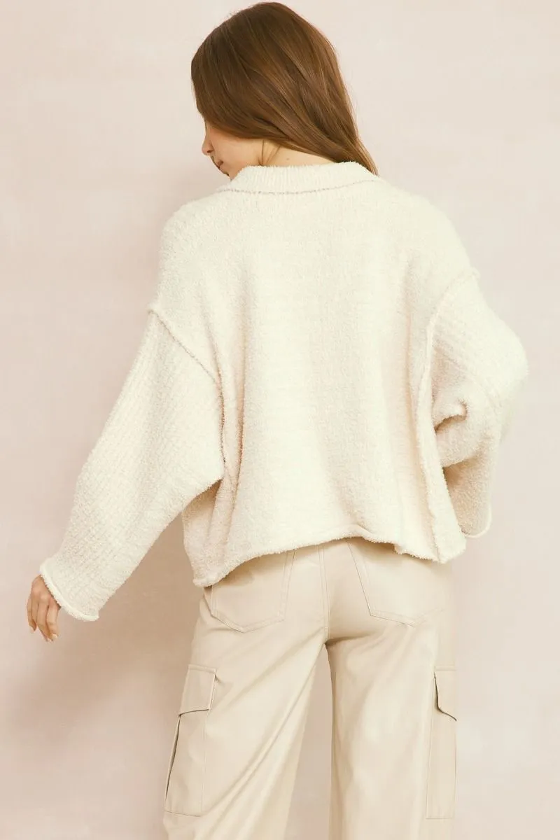 Soft Whispers Cardigan - Cream