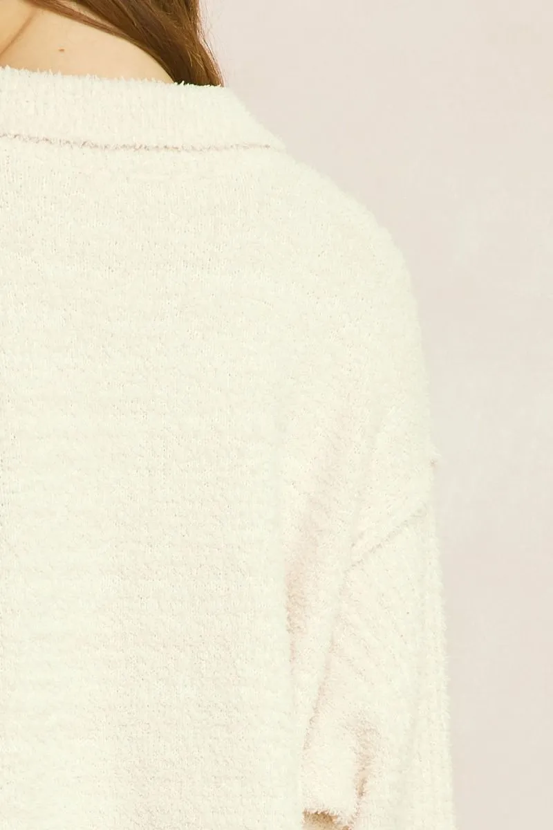 Soft Whispers Cardigan - Cream
