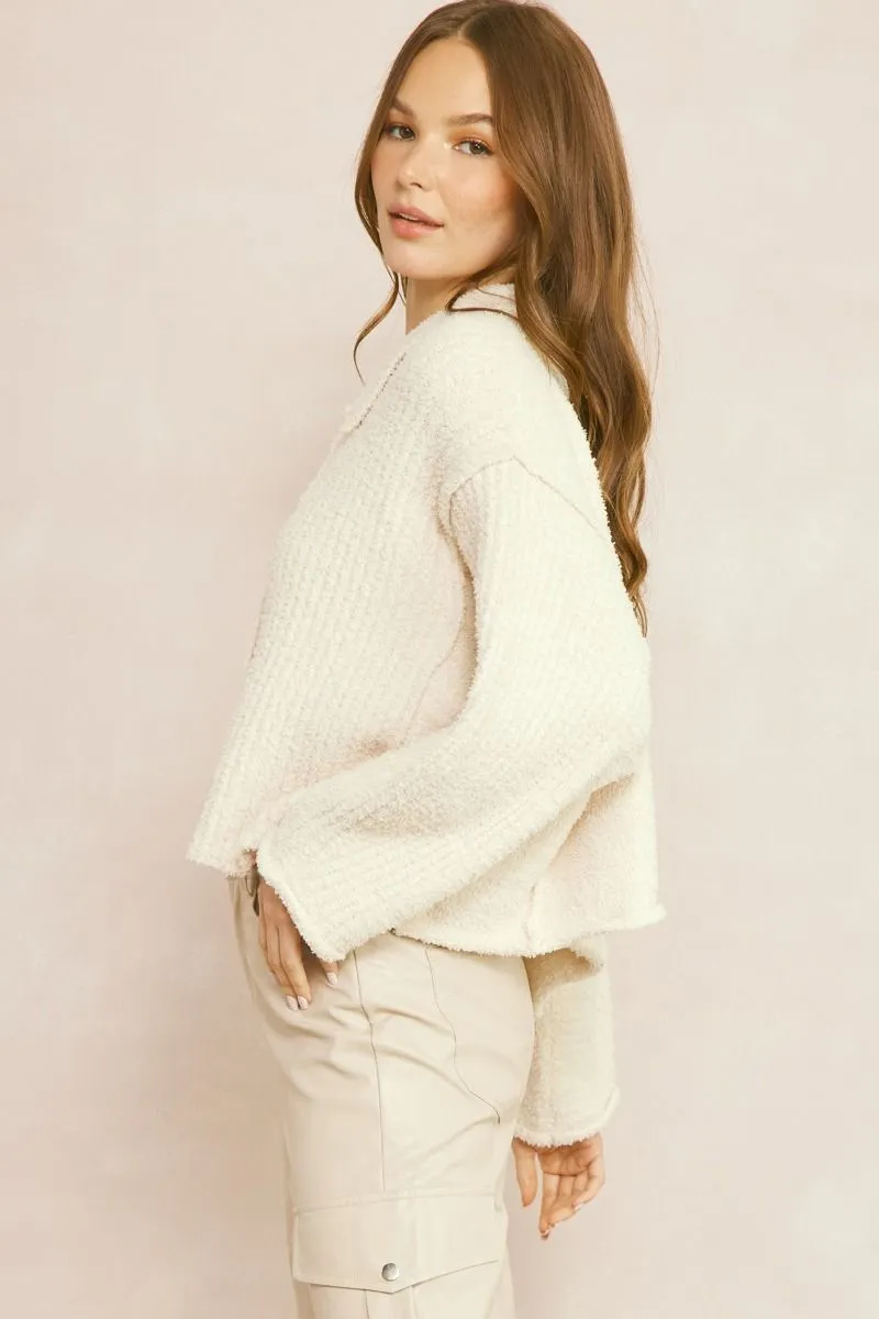 Soft Whispers Cardigan - Cream
