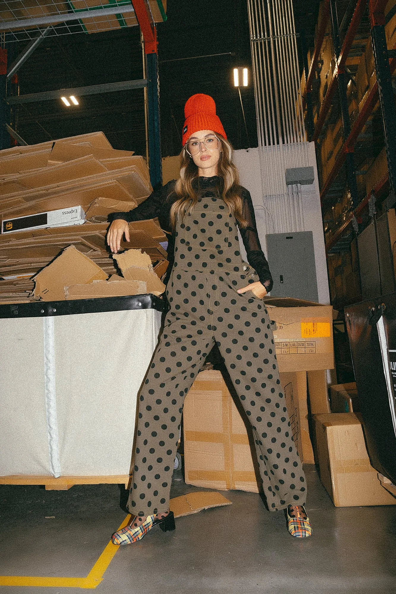 Start a Revolution Polka Dot Overalls