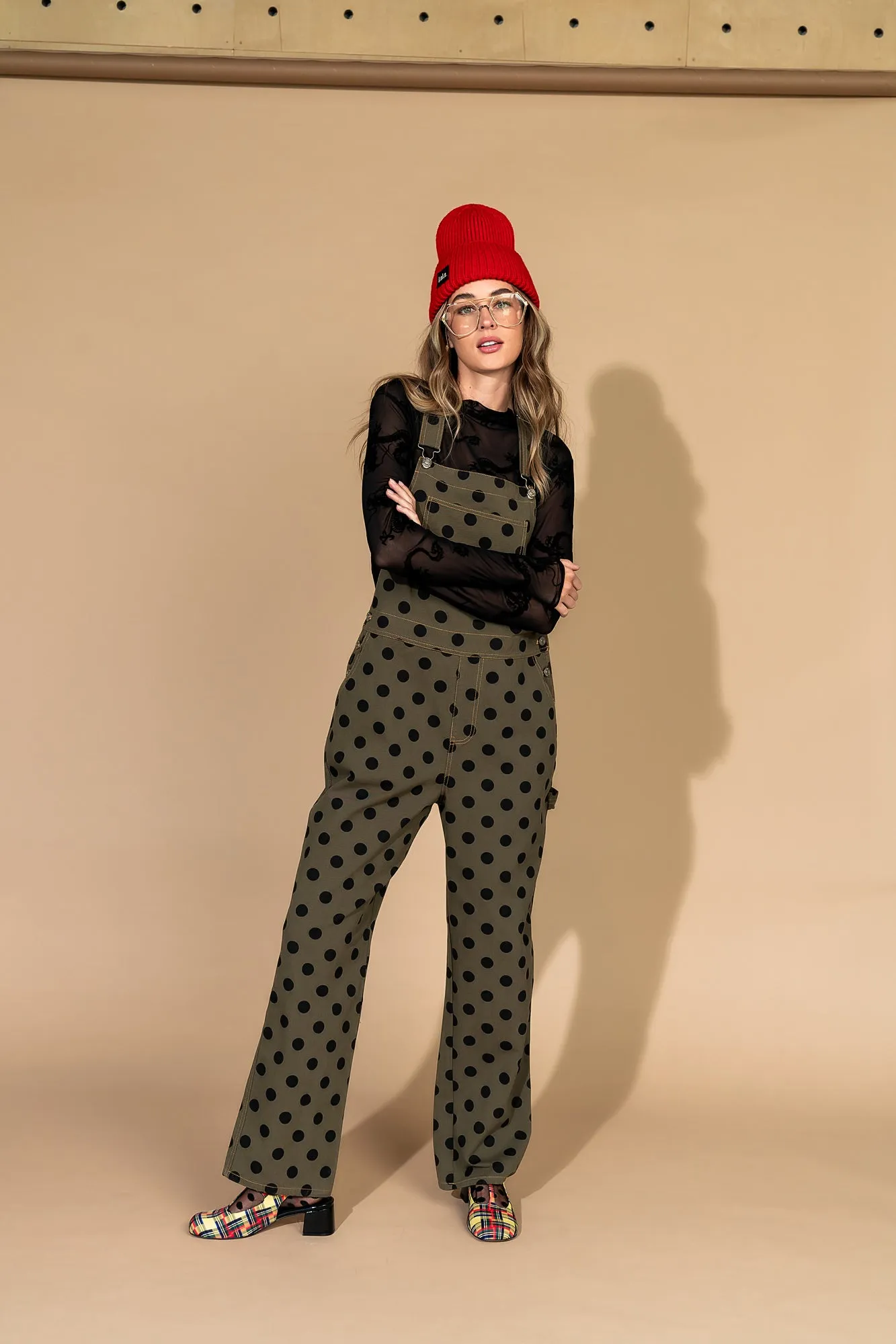 Start a Revolution Polka Dot Overalls