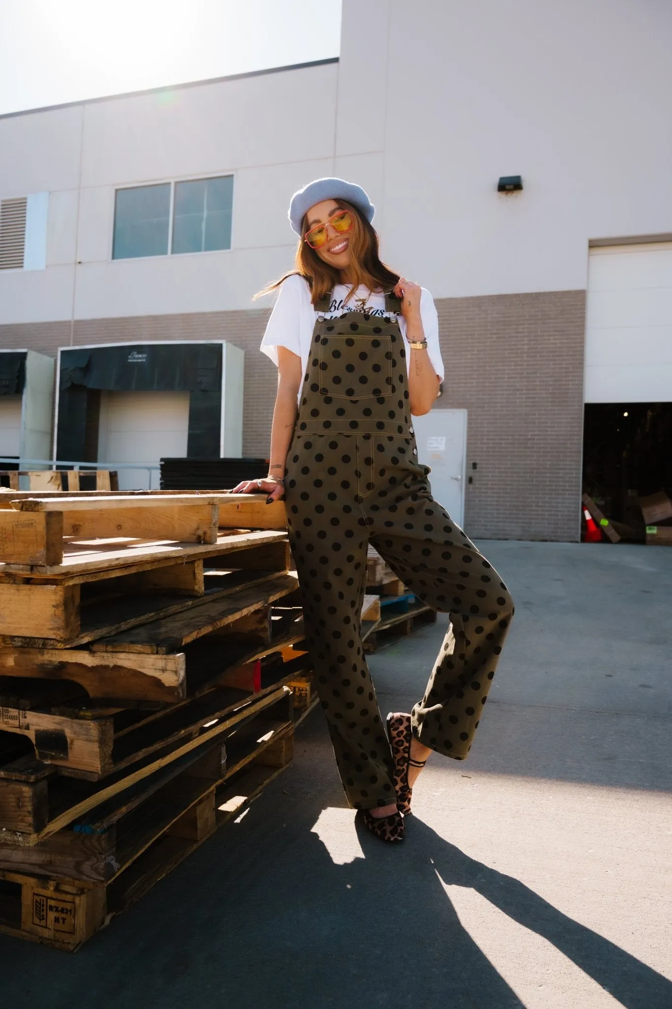 Start a Revolution Polka Dot Overalls