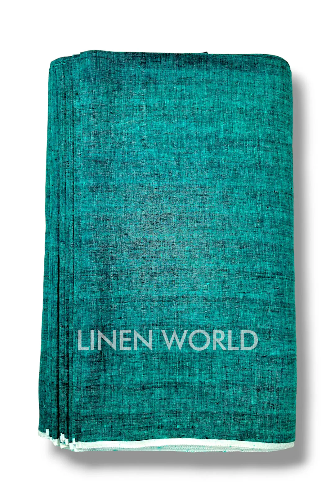 Teal Green Linen Fabric (60 Lea)