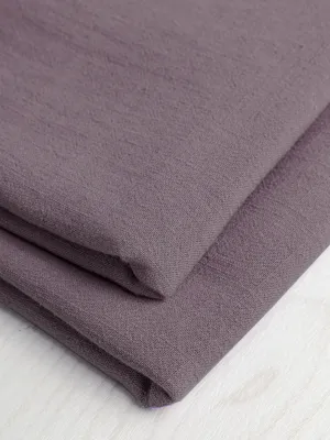 Textured Viscose Linen - Grape - Swatch