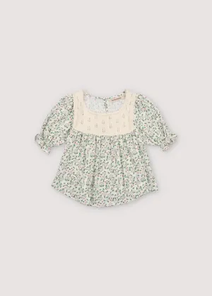 The New Society Jasmine Flowers Tanatos Blouse   Short Set