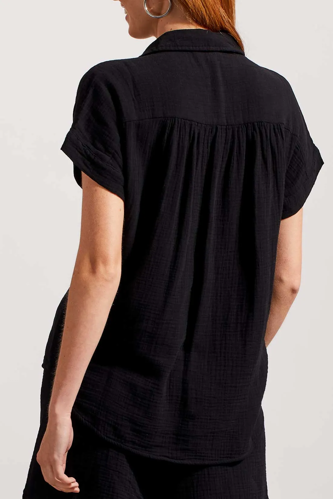Tribal Spring/Summer 2023 - 7677O-4555-Shirt-Black