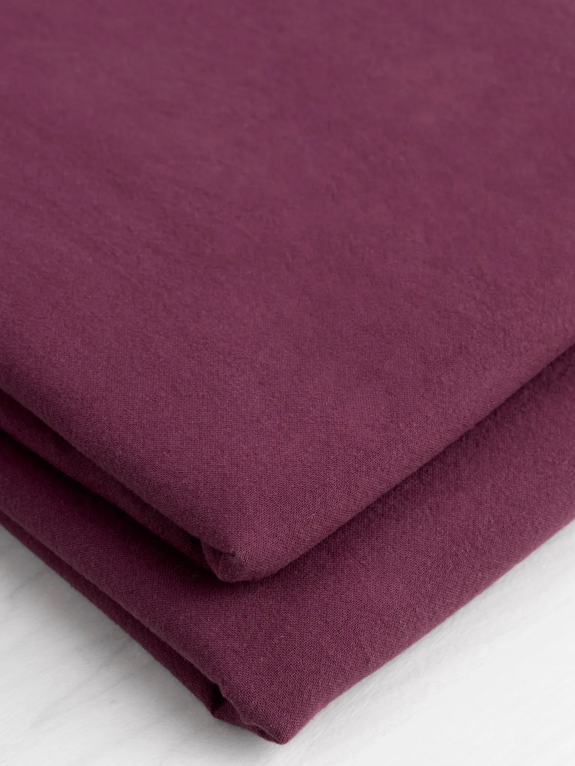 Tumbled Non Stretch Cotton - Amaranth - Swatch