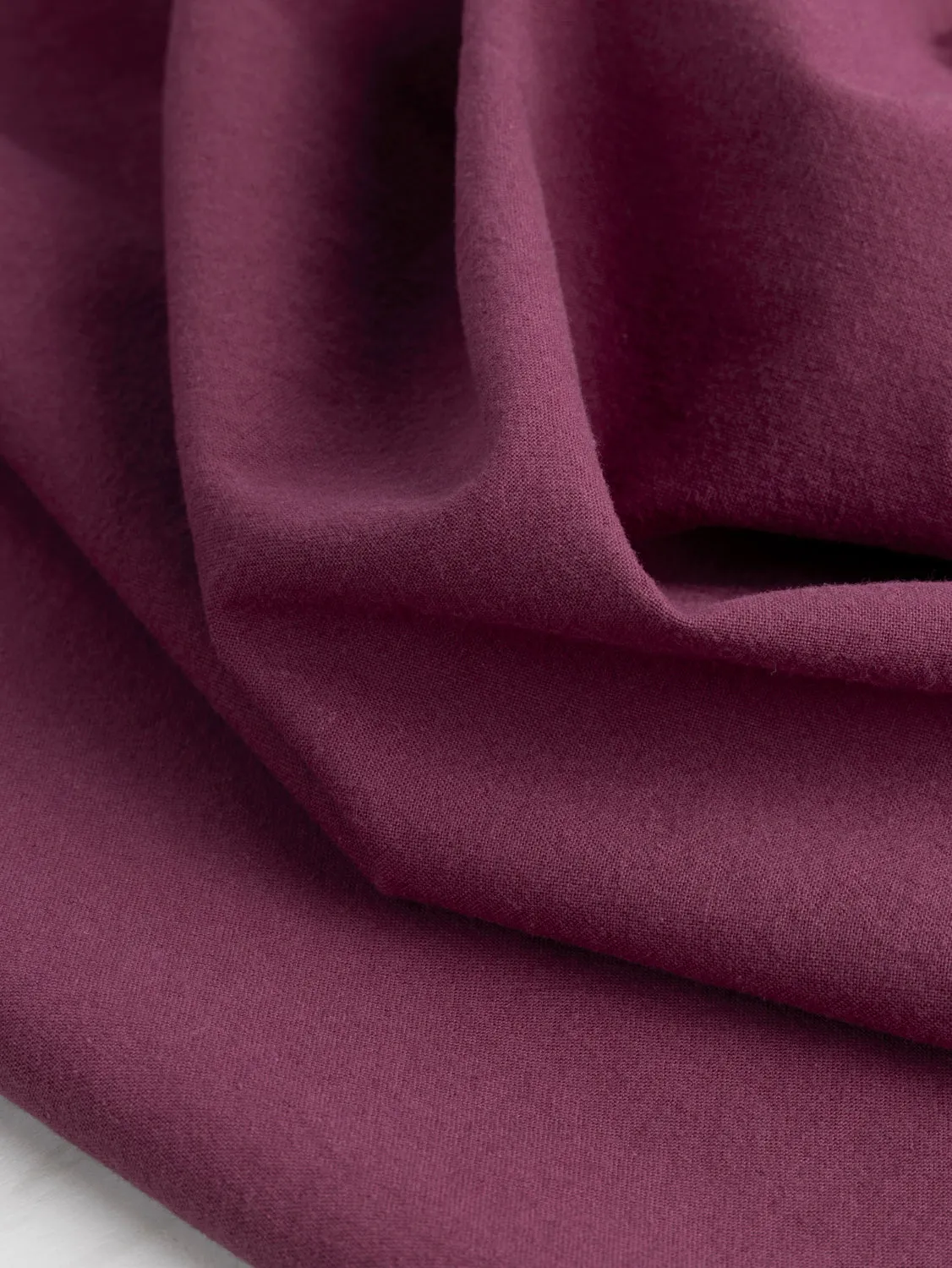 Tumbled Non Stretch Cotton - Amaranth - Swatch