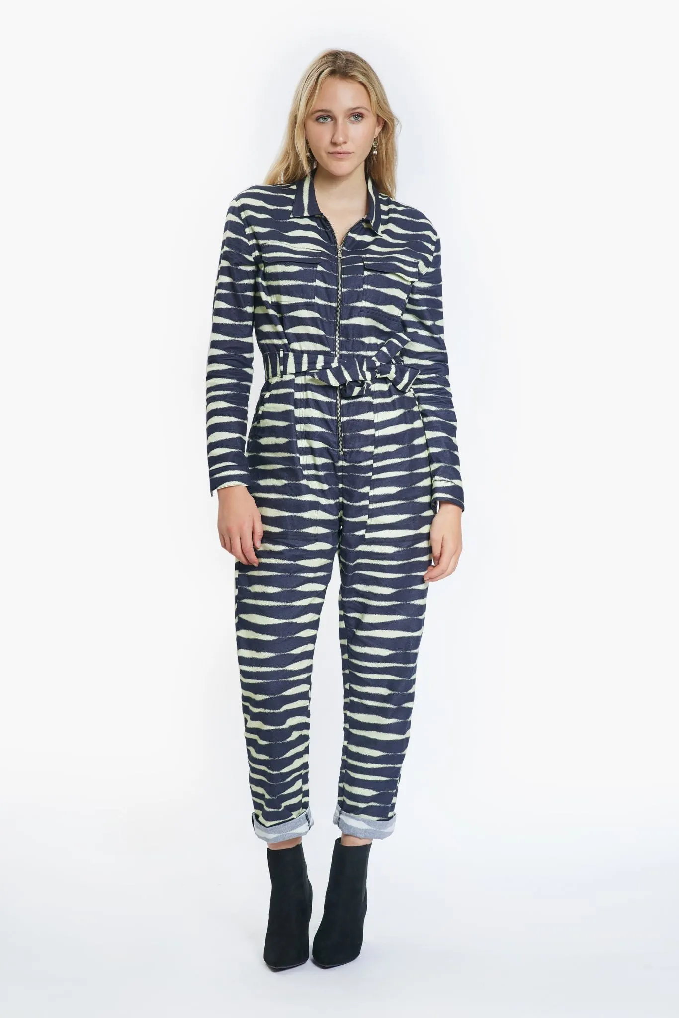 Twillight Relax Fit Jumpsuit - Black