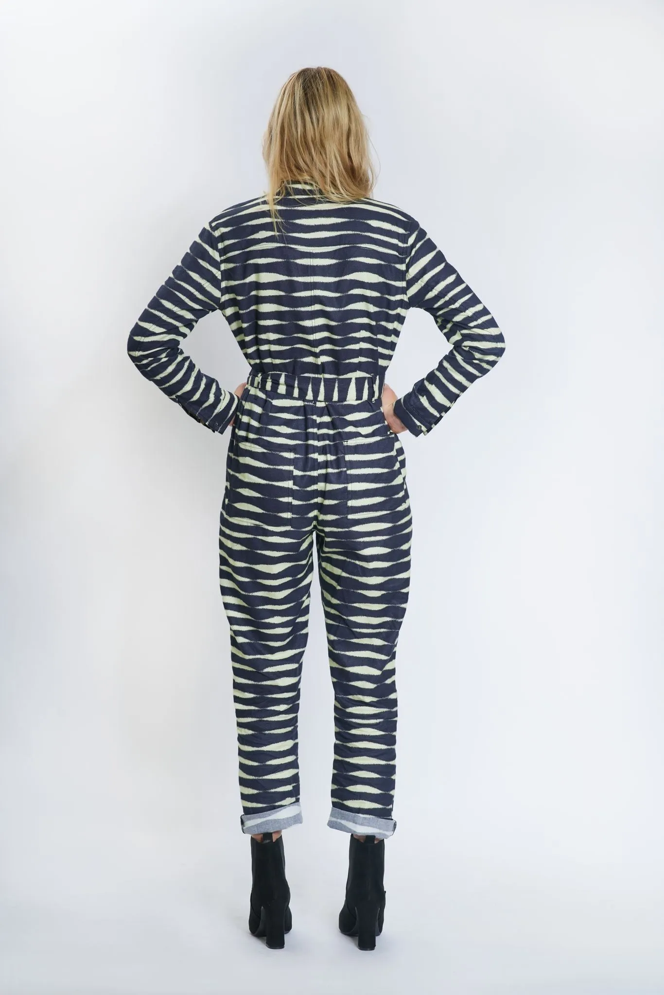 Twillight Relax Fit Jumpsuit - Black