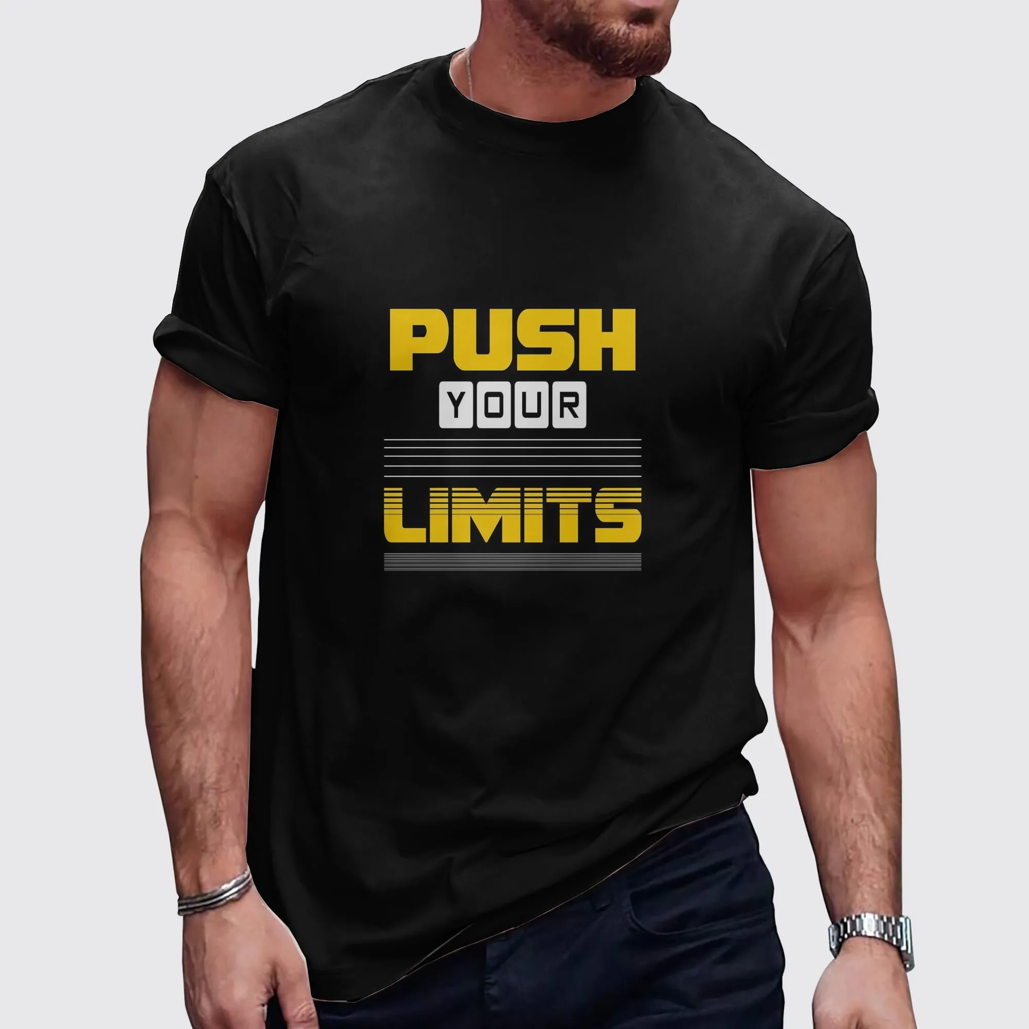 Ultimate Gym T-shirt for Men: Stay Cool and Comfy During Intense Workouts- AA06293