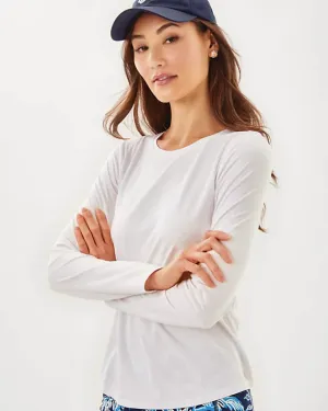 UPF 50  Luxletic Westley Long Sleeve Tee - Resort White