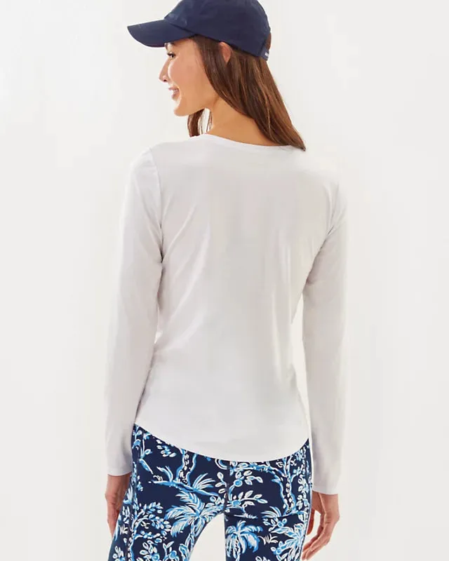 UPF 50  Luxletic Westley Long Sleeve Tee - Resort White
