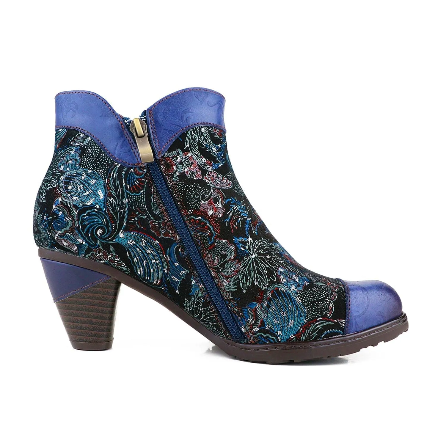 Vintage Vibrant Genuine Leather Boots