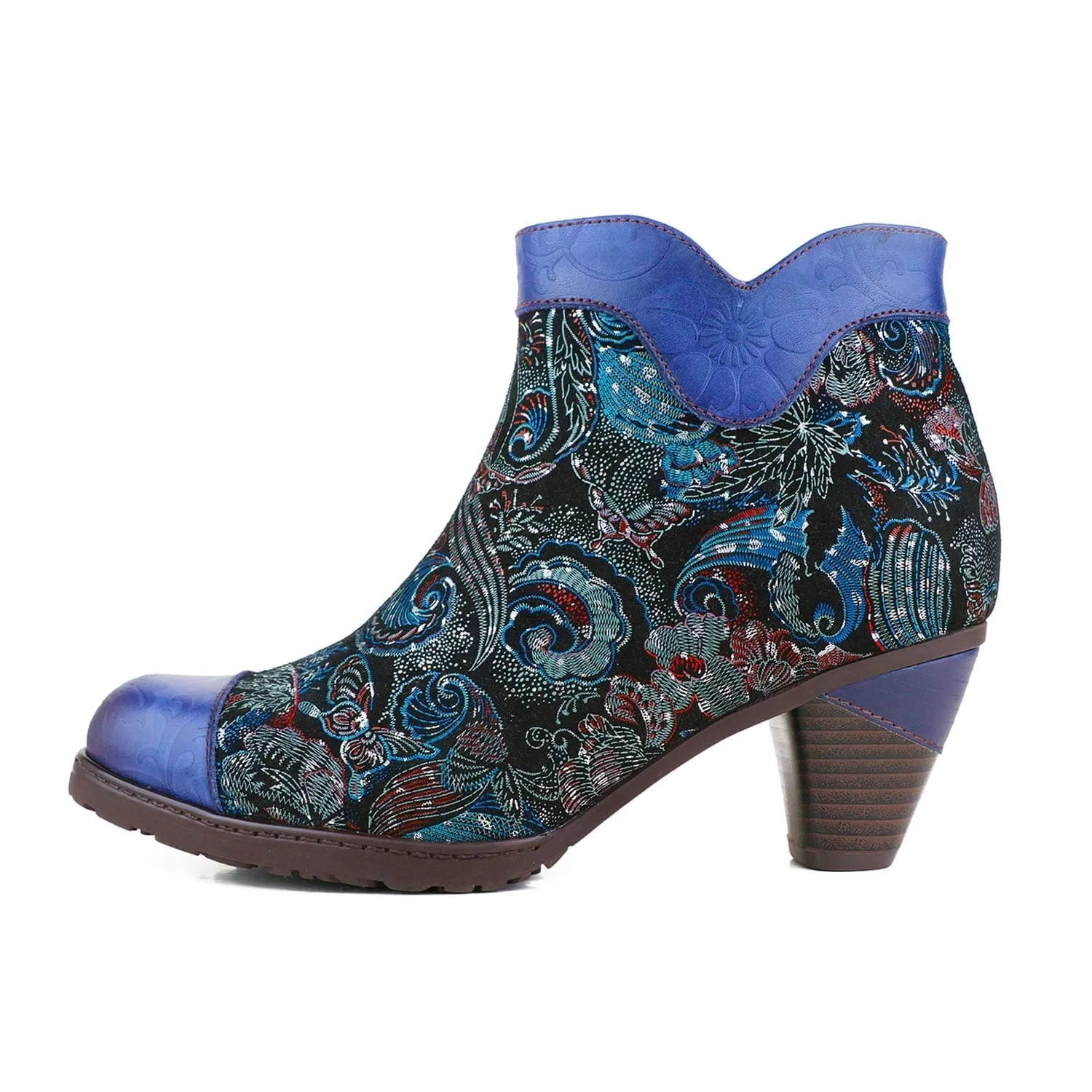 Vintage Vibrant Genuine Leather Boots