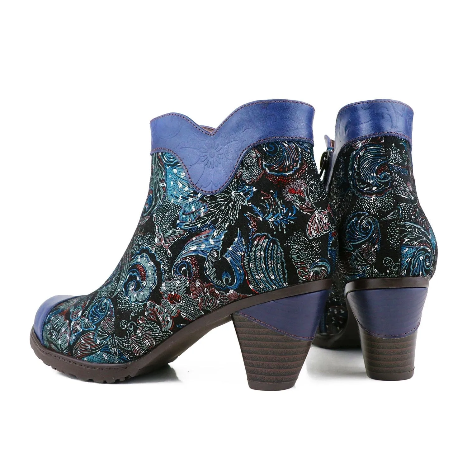 Vintage Vibrant Genuine Leather Boots