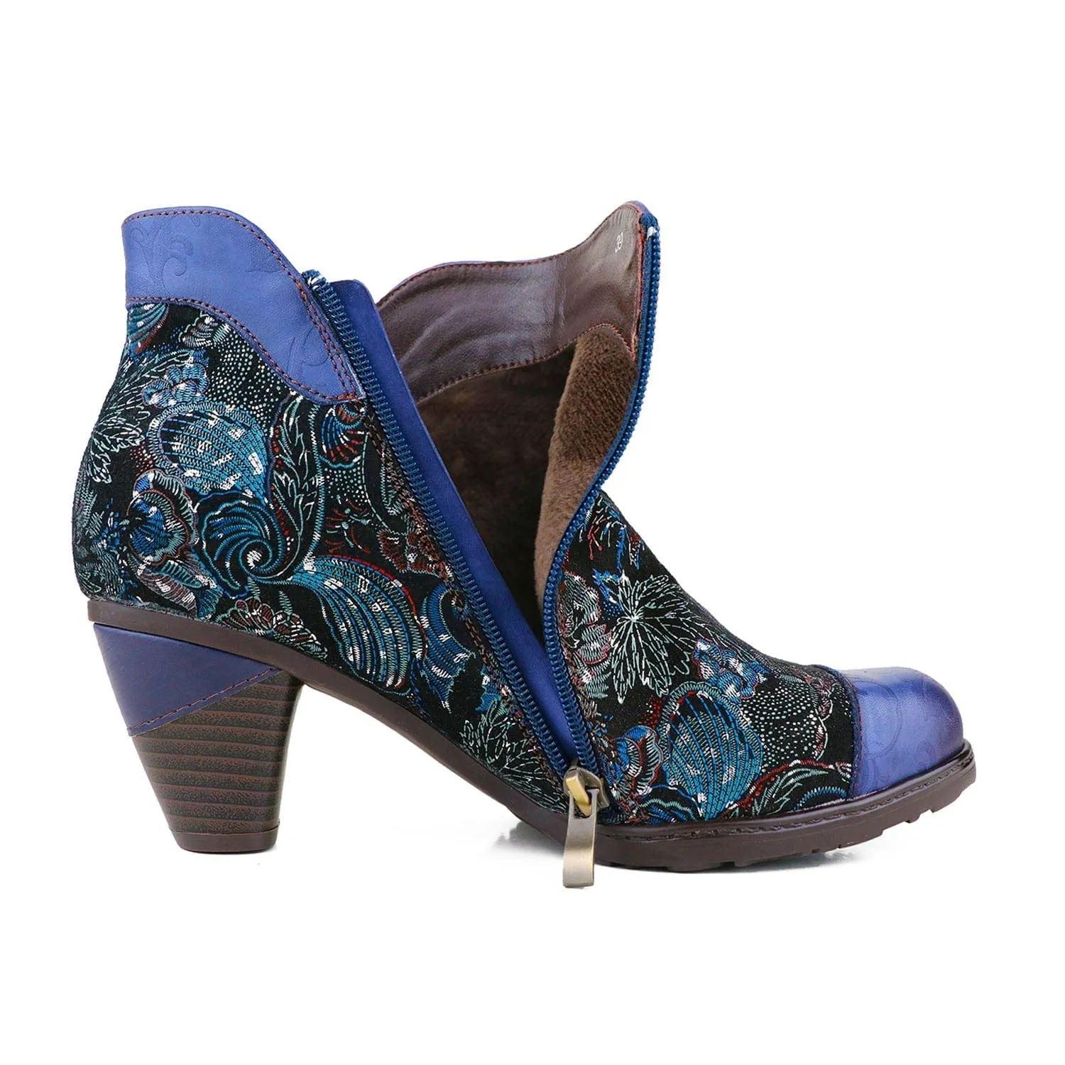 Vintage Vibrant Genuine Leather Boots