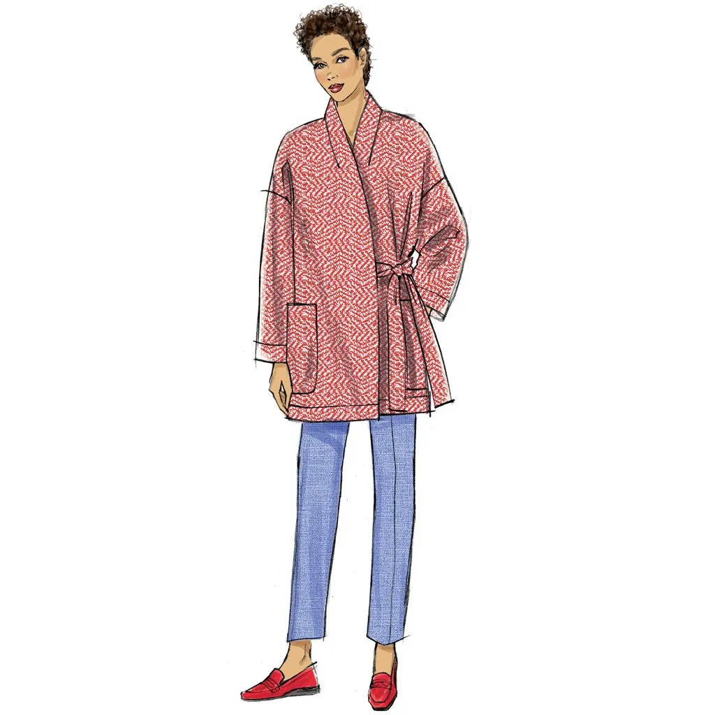Vogue Pattern V9334 Misses' Jacket, Belt and Pants