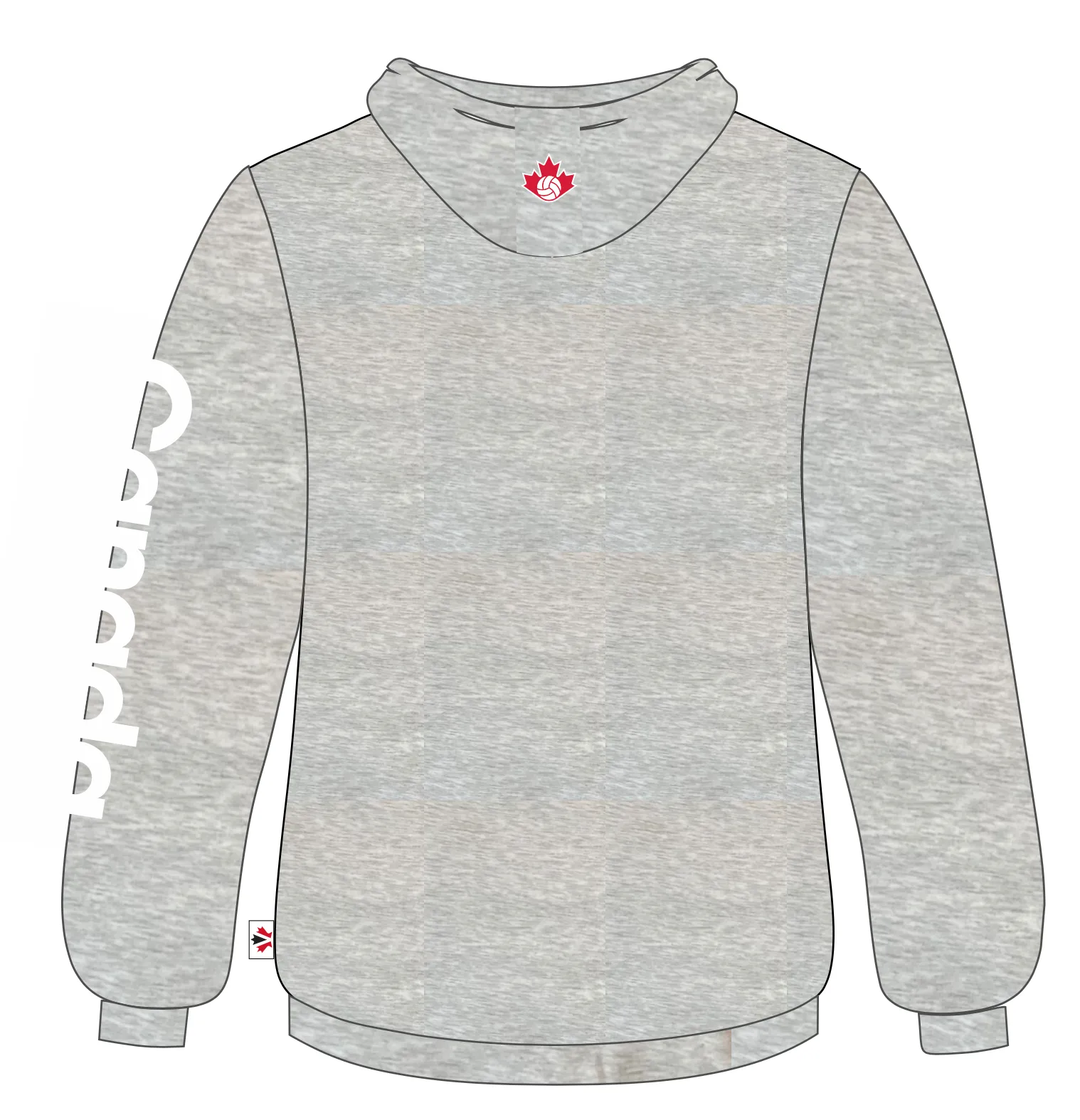 Volleyball Canada Ash Hoodie