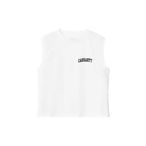 W' UNIVERSITY SCRIPT A-SHIRT WHITE / BLACK