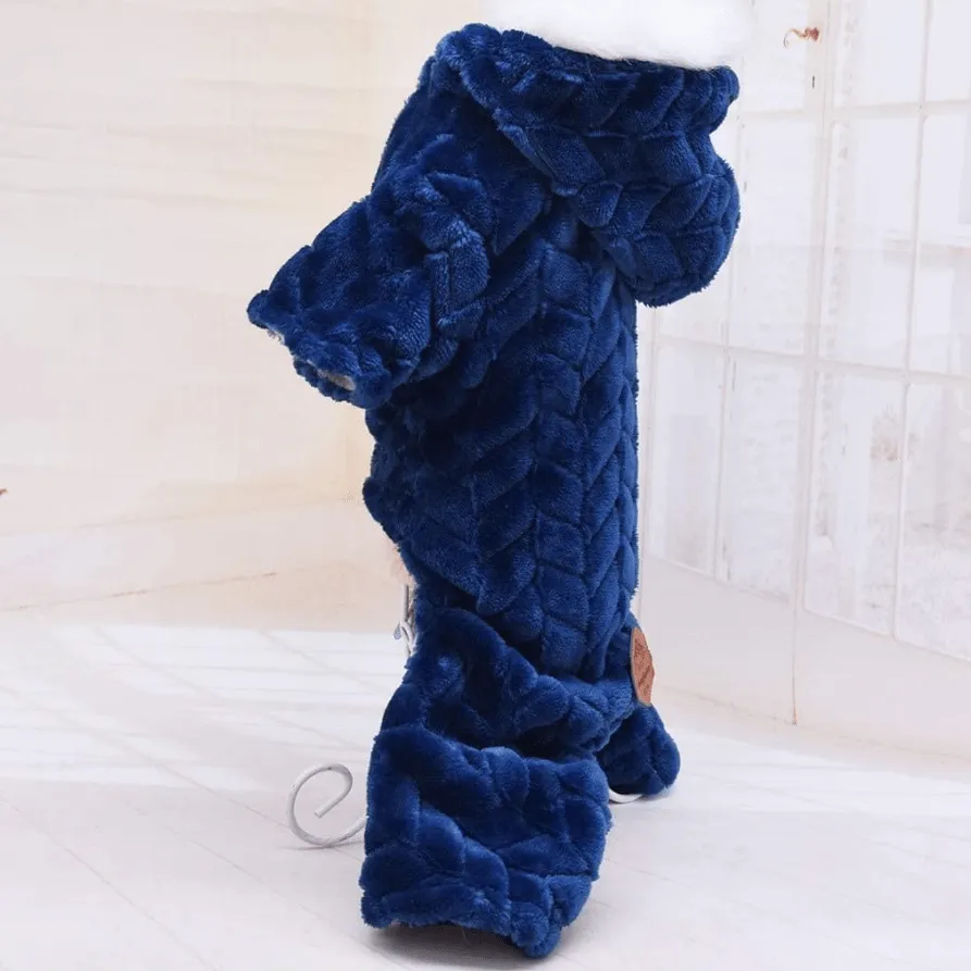 Winter Pet Warm Coat Jumpsuits