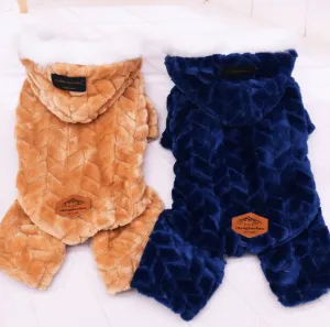 Winter Pet Warm Coat Jumpsuits