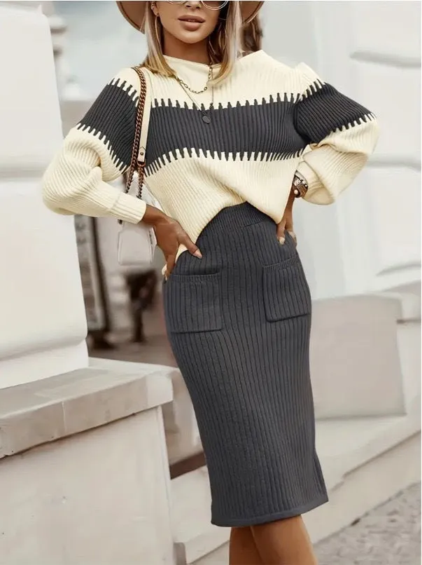 Women's Pullover Sweater Set