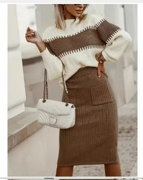 Women's Pullover Sweater Set