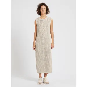 wool white long dress