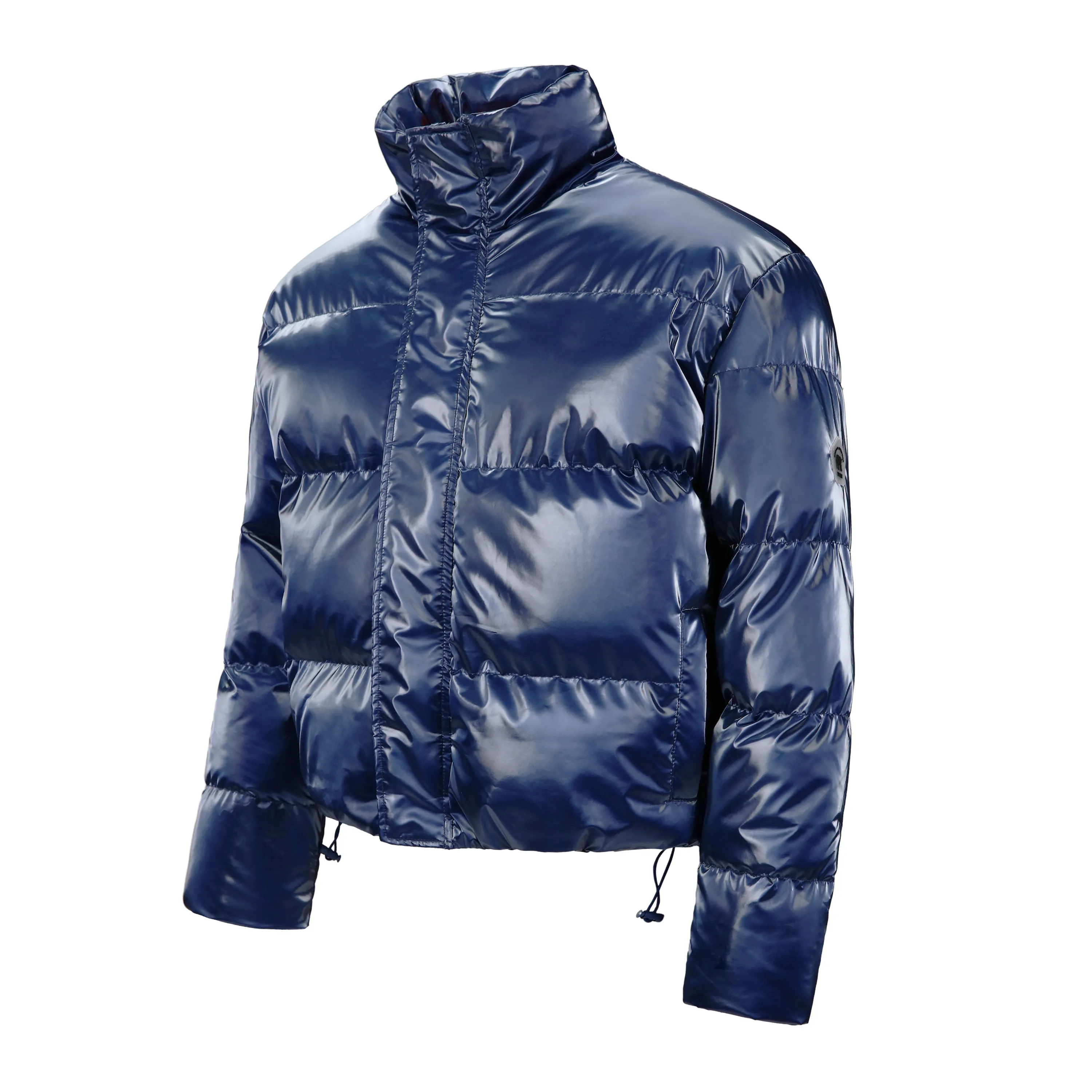 WPJ25005 Women's 100% PU Puff padded Jacket in shinny PU