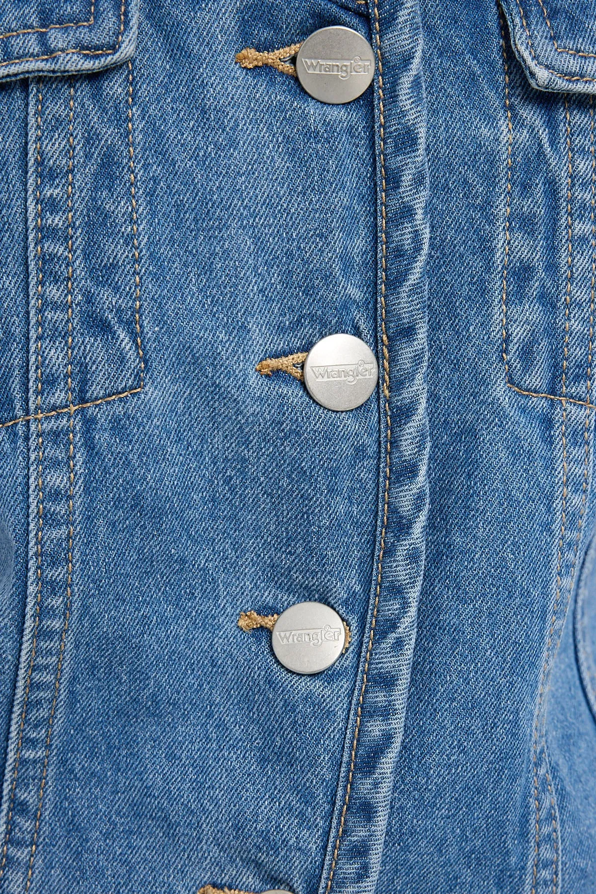 Wrangler Darcy Denim Vest Rolling Blues