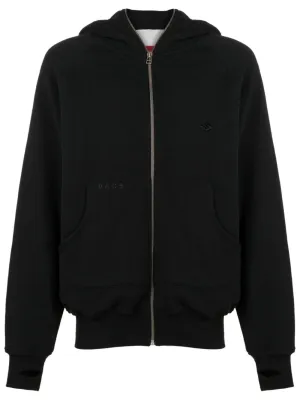 X-PHORA zip-up cotton hoodie