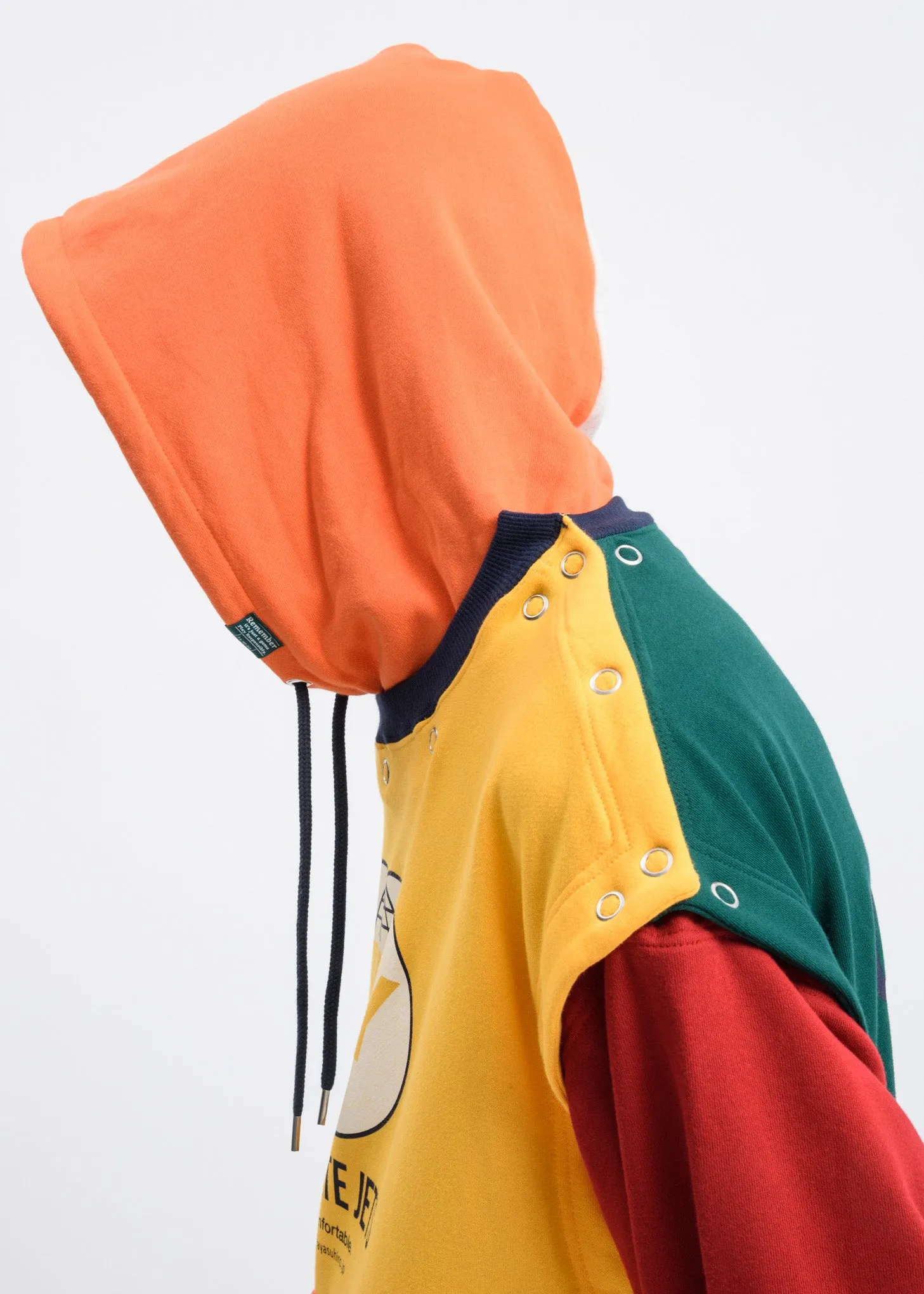 Yellow Removable Hoodie