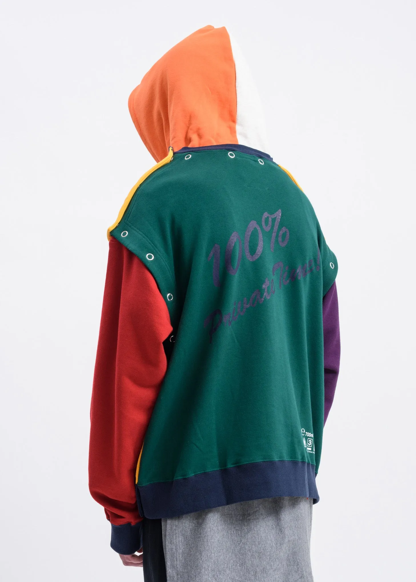 Yellow Removable Hoodie
